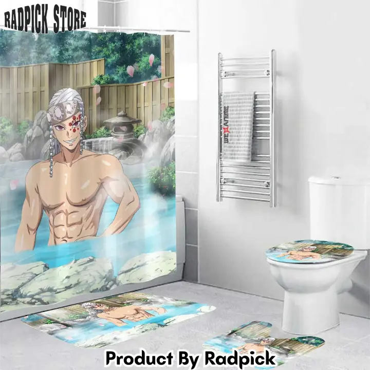 Demon slayer boys hot spring tengen uzui combo bathroom set   rp0159564